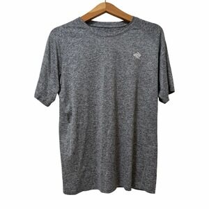 Rabbit Mens Running EZ Tee Athletic T Shirt Size M Gray Gym Active Performance